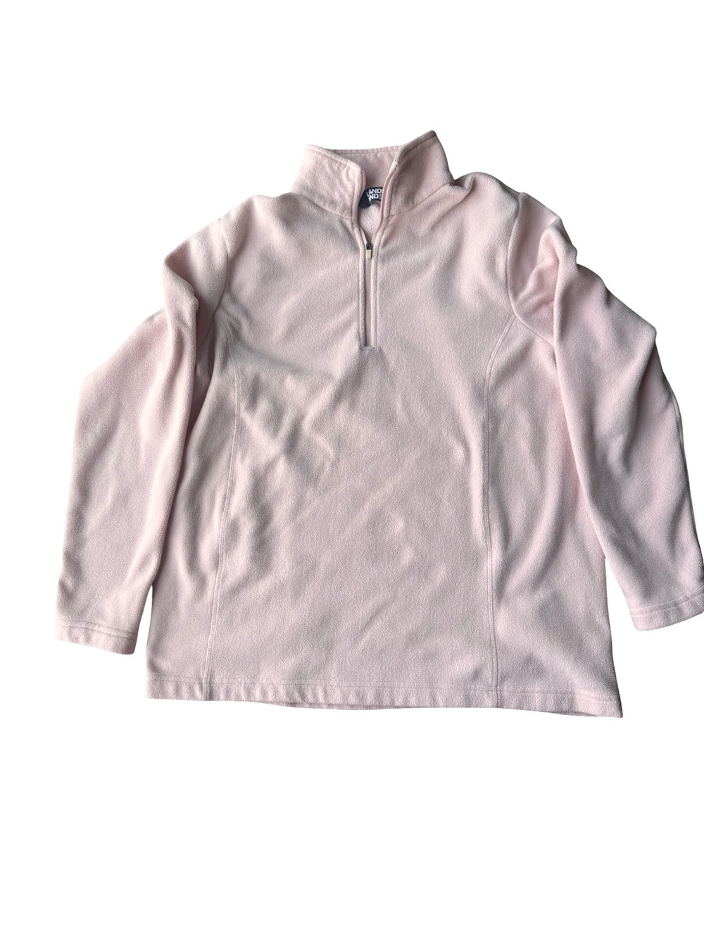 Women’s Light Pink Half-Zip Fleece pull over